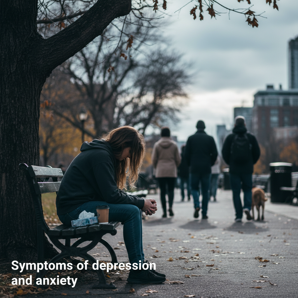 Symptoms of depression and anxiety