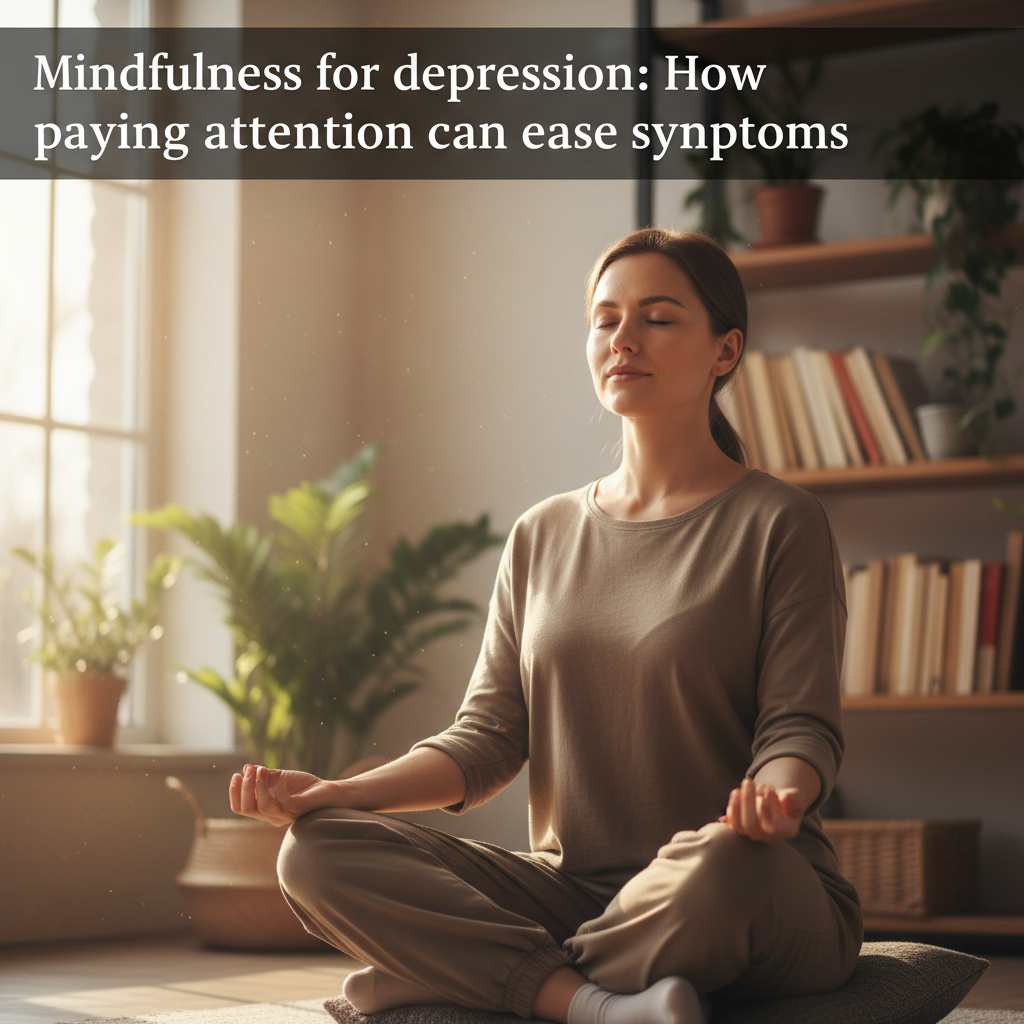 Mindfulness for depression: How paying attention can ease symptoms