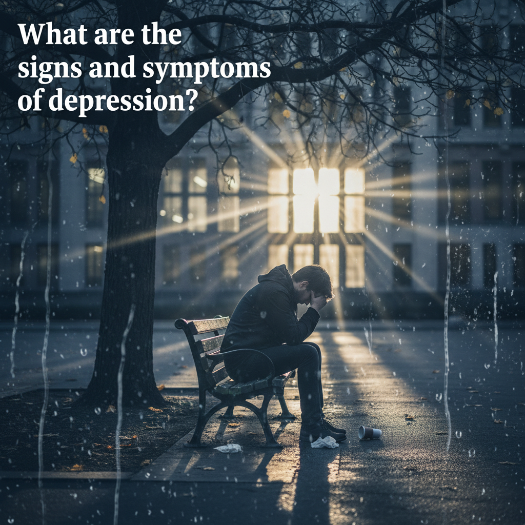 What are the signs and symptoms of depression?